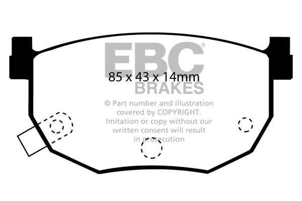 Brake Pad Set, disc brake (DP2528)