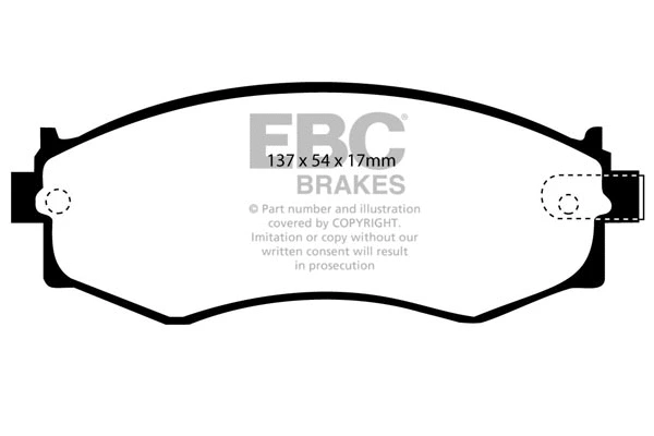 Brake Pad Set, disc brake (DP2792)