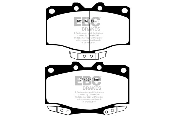 Brake Pad Set, disc brake (DP994)