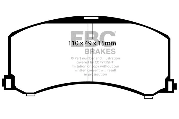 Brake Pad Set, disc brake (DP1041)