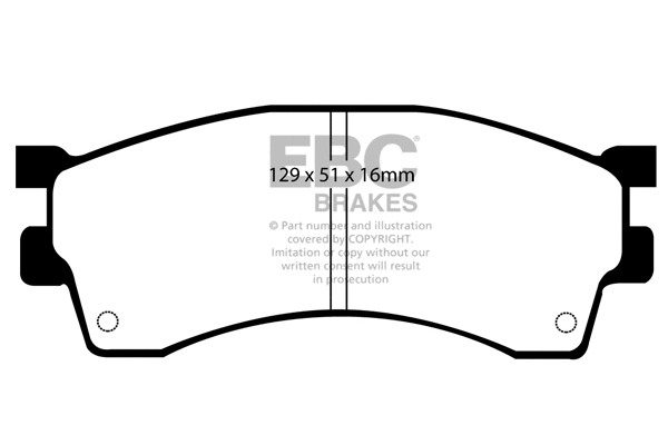 Brake Pad Set, disc brake (DP1236)