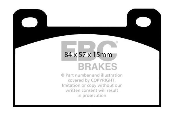 Brake Pad Set, disc brake (DP288)