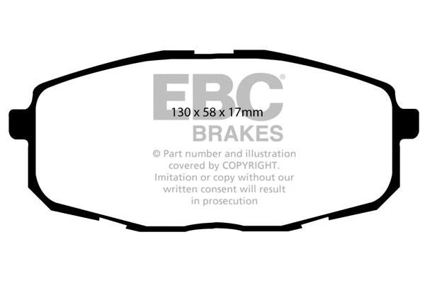 Brake Pad Set, disc brake (DP1562)