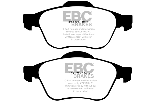 Brake Pad Set, disc brake (DP1421)