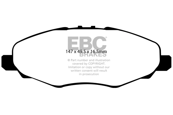 Brake Pad Set, disc brake (DP1924)