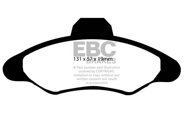 Brake Pad Set, disc brake (DP837)