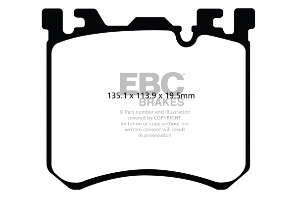 Brake Pad Set, disc brake (DP42091R)