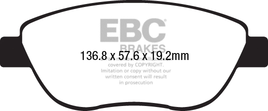 Brake Pad Set, disc brake (DP22212)