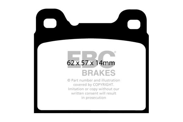 Brake Pad Set, disc brake (DP1043)