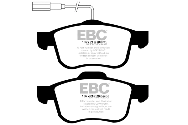Brake Pad Set, disc brake (DP1904)