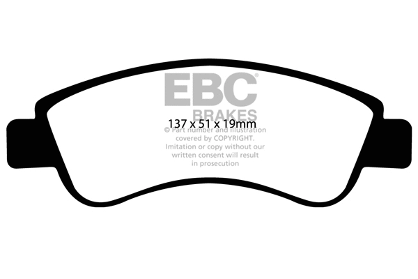 Brake Pad Set, disc brake (DP1374)