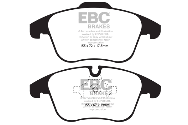 Brake Pad Set, disc brake (DP22040)