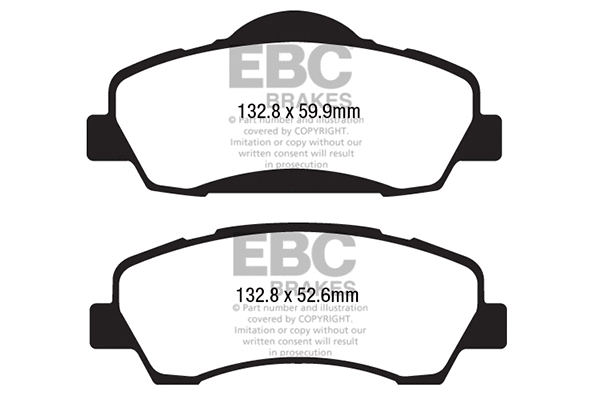 Brake Pad Set, disc brake (DP22177)