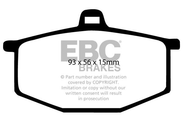 Brake Pad Set, disc brake (DP284)
