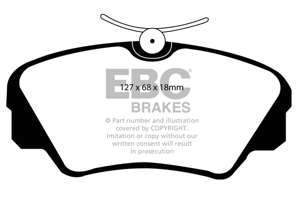 Brake Pad Set, disc brake (DP2937)