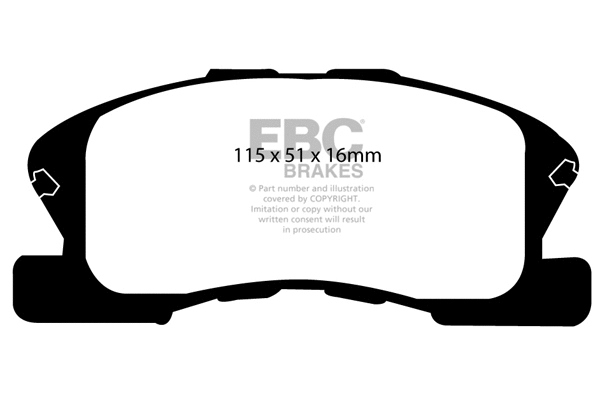 Brake Pad Set, disc brake (DP1217)