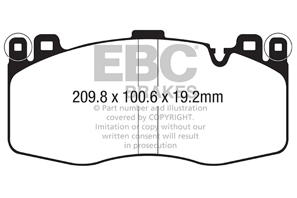 Brake Pad Set, disc brake (DP42370R)
