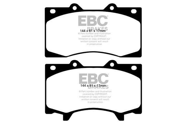 Brake Pad Set, disc brake (DP42125R)