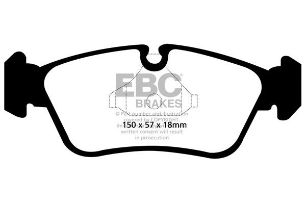 Brake Pad Set, disc brake (DP1587)