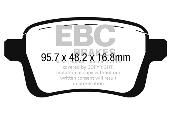 Brake Pad Set, disc brake (DP22249)