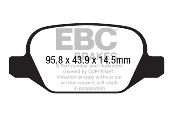 Brake Pad Set, disc brake (DPX2202)