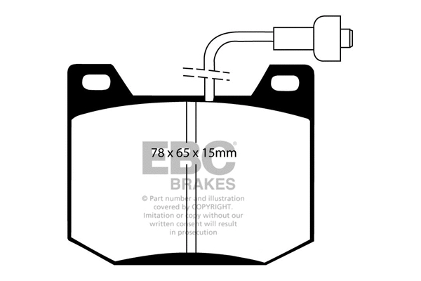 Brake Pad Set, disc brake (DP123/3)