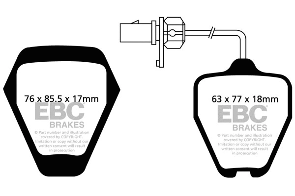 Brake Pad Set, disc brake (DP31094C)