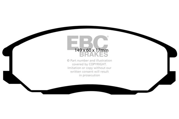 Brake Pad Set, disc brake (DP1480)