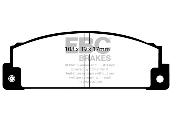 Brake Pad Set, disc brake (DP372)