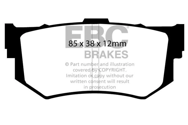 Brake Pad Set, disc brake (DP514)