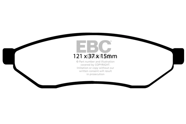 Brake Pad Set, disc brake (DP1546)