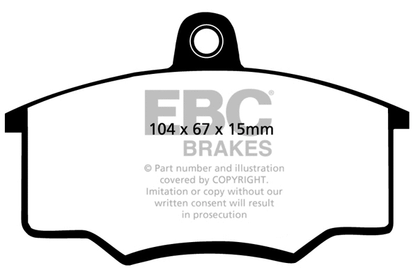 Brake Pad Set, disc brake (DP310/2)