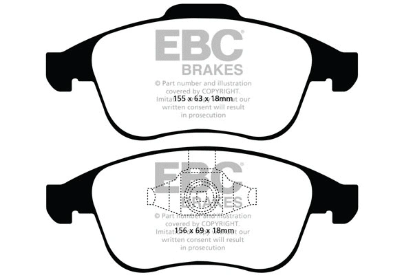 Brake Pad Set, disc brake (DP1992)