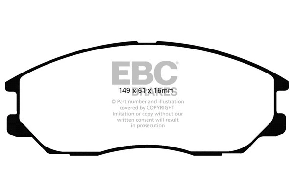 Brake Pad Set, disc brake (DP1725)
