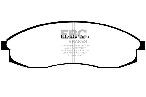 Brake Pad Set, disc brake (DP1082)