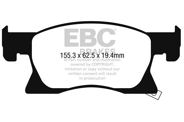 Brake Pad Set, disc brake (DP22267)
