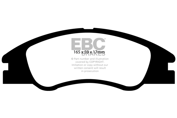 Brake Pad Set, disc brake (DP1568)