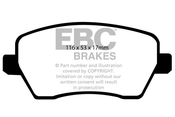 Brake Pad Set, disc brake (DP1903)