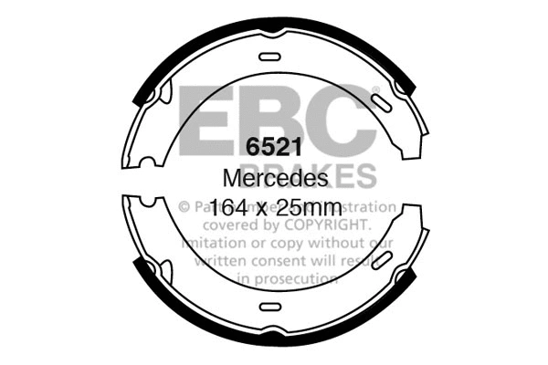 Brake Shoe Set (6521)