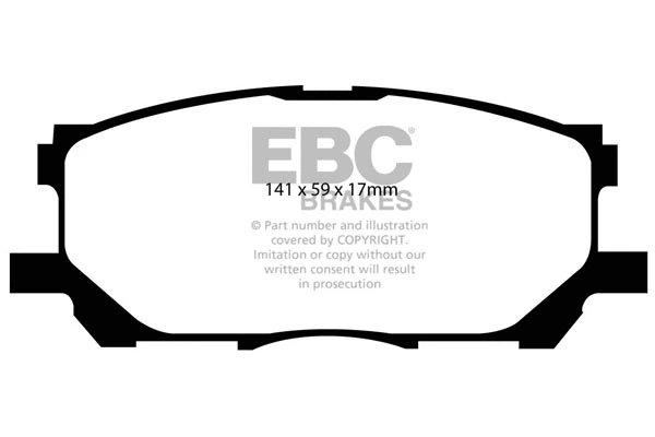 Brake Pad Set, disc brake (DP1681)