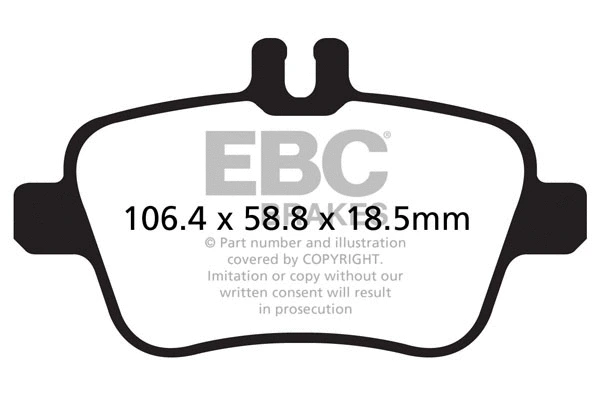Brake Pad Set, disc brake (DP62157)