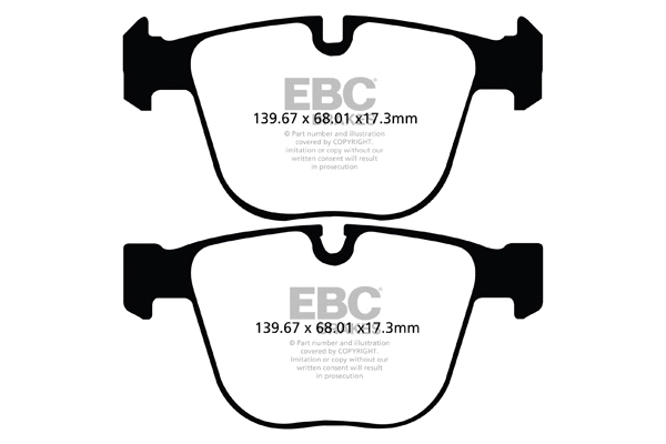 Brake Pad Set, disc brake (DP22020)