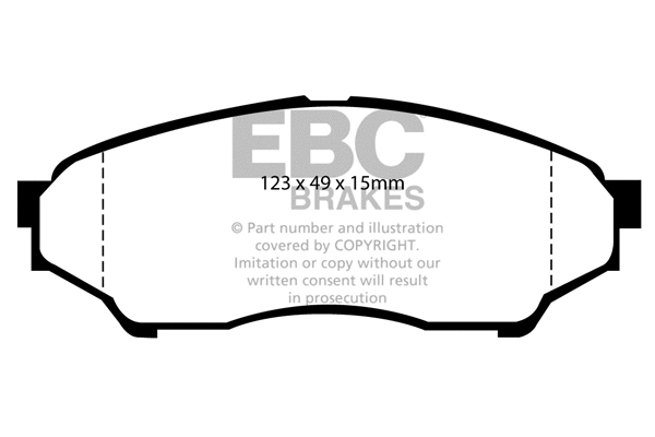 Brake Pad Set, disc brake (DP1347)