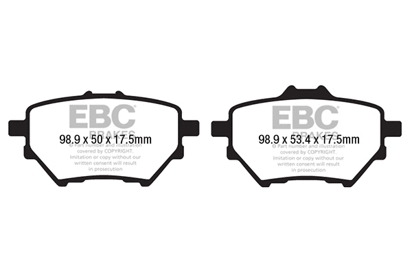 Brake Pad Set, disc brake (DP22196)