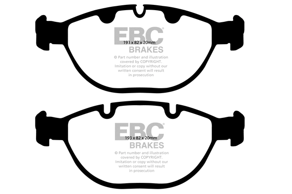 Brake Pad Set, disc brake (DP61472)