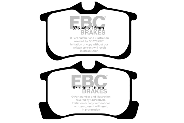 Brake Pad Set, disc brake (DP1422)