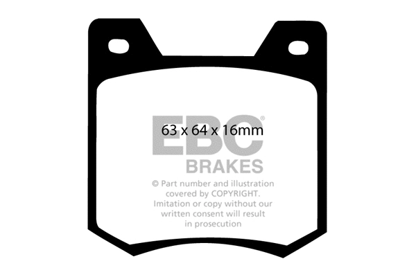 Brake Pad Set, disc brake (DP124)