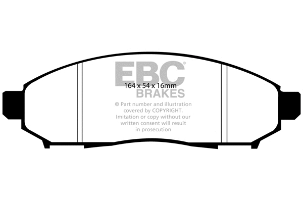 Brake Pad Set, disc brake (DP1747)