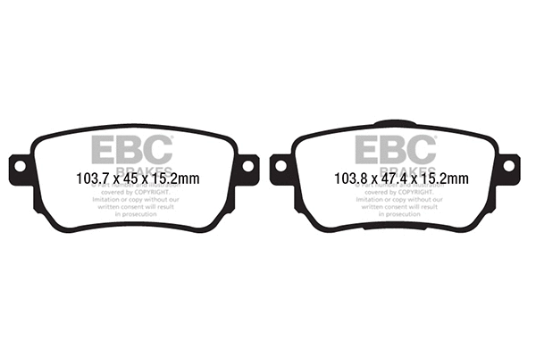 Brake Pad Set, disc brake (DP22219)