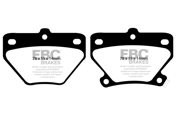 Brake Pad Set, disc brake (DP1326)